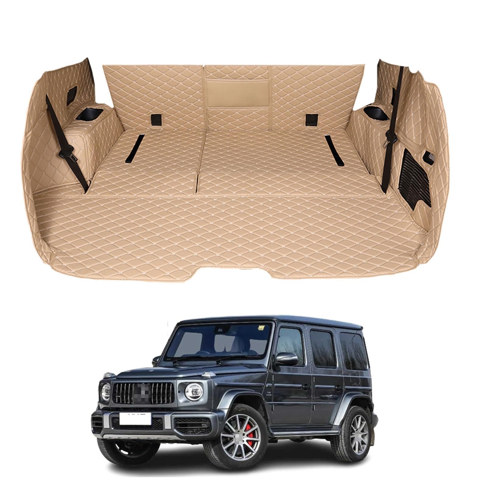 

Индивидуальный Подходит для Mercedes Benz G Class G350d G400d AMG 2019 2020 2021 Автомобиль One Size бежевый