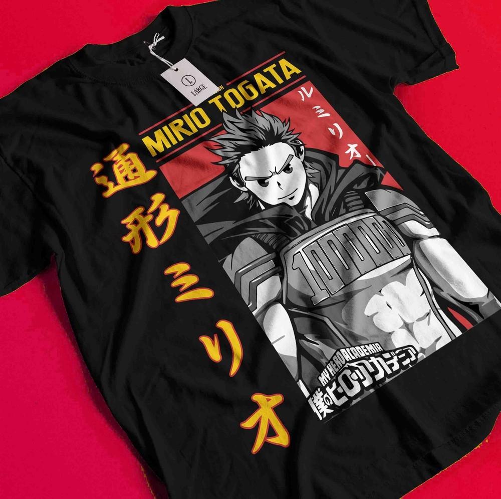

My Hero Academia T-Shirt Mirio Togata MHA Shirt Deku Dabi Manga Boku No Hero Tee BB936 4XL