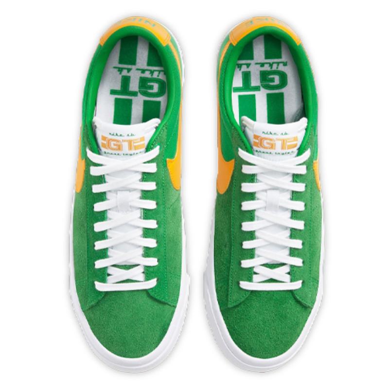 Nike Sb Zoom Blazer Low Pro Gt Lucky Green Skateboard Shoes DC7695-300