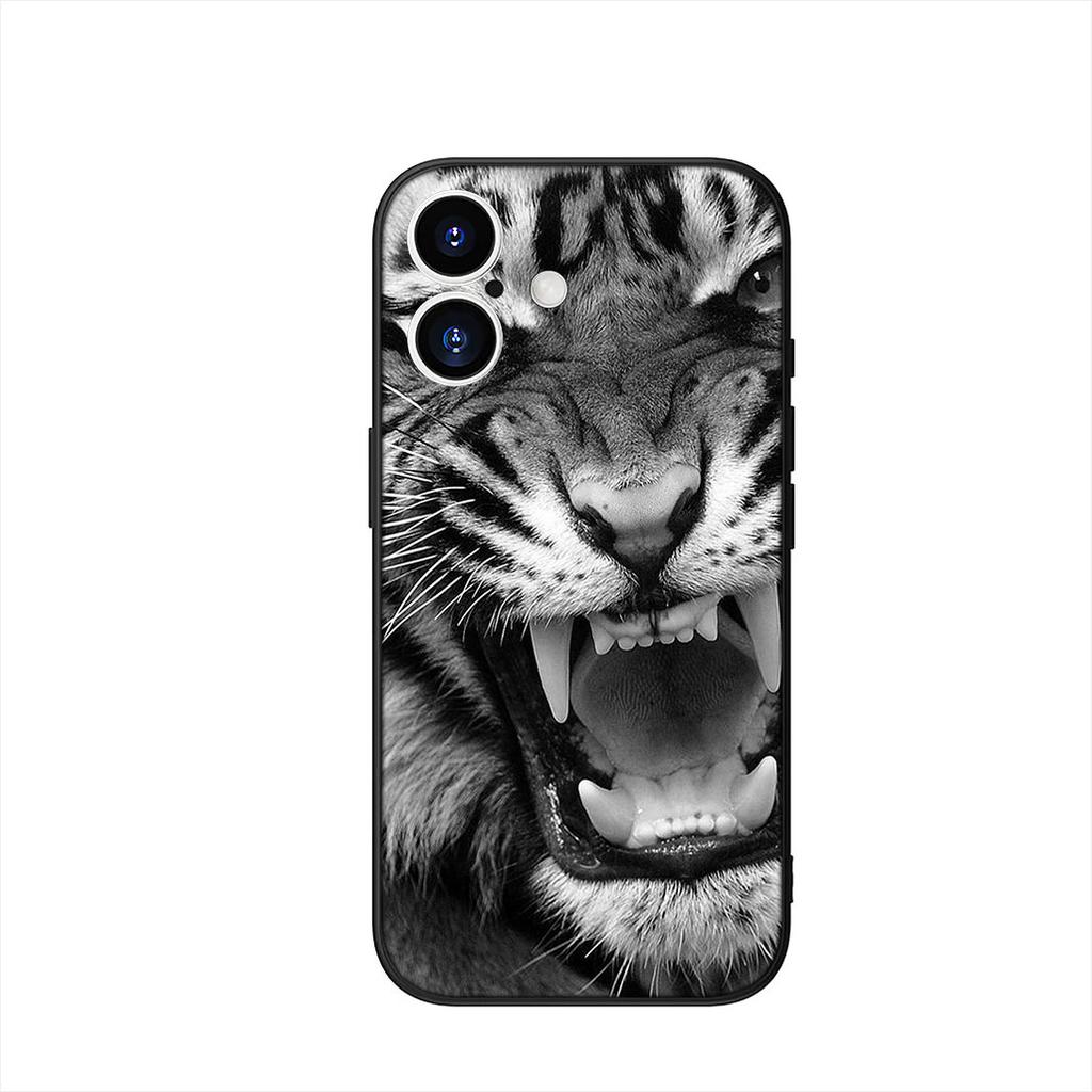 Phone Cover for Apple iPhone 17 16 15 11 Pro XS Max XR 6 7 8 Plus + SE 2020 5 16E Case Tiger Animal Casing