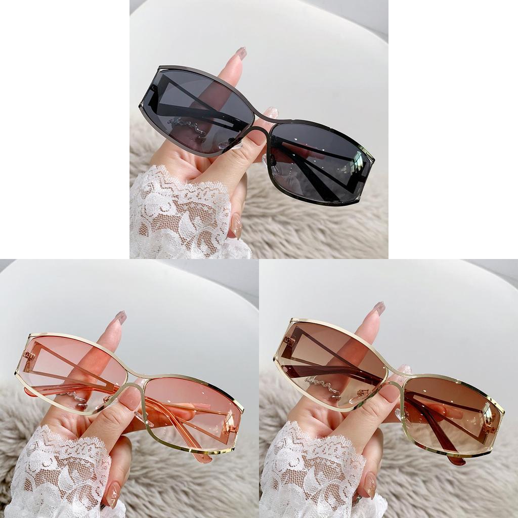 Future Tech Y2k Sunglasses With Uv400 Protection And Silver Lenses For Street Style And Outdoor Activities
