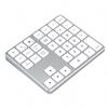 Rechargeable Wireless Keyboard 35 Keys Wireless Numeric Keypad Mini Digital Keypad  Laptop Notebook