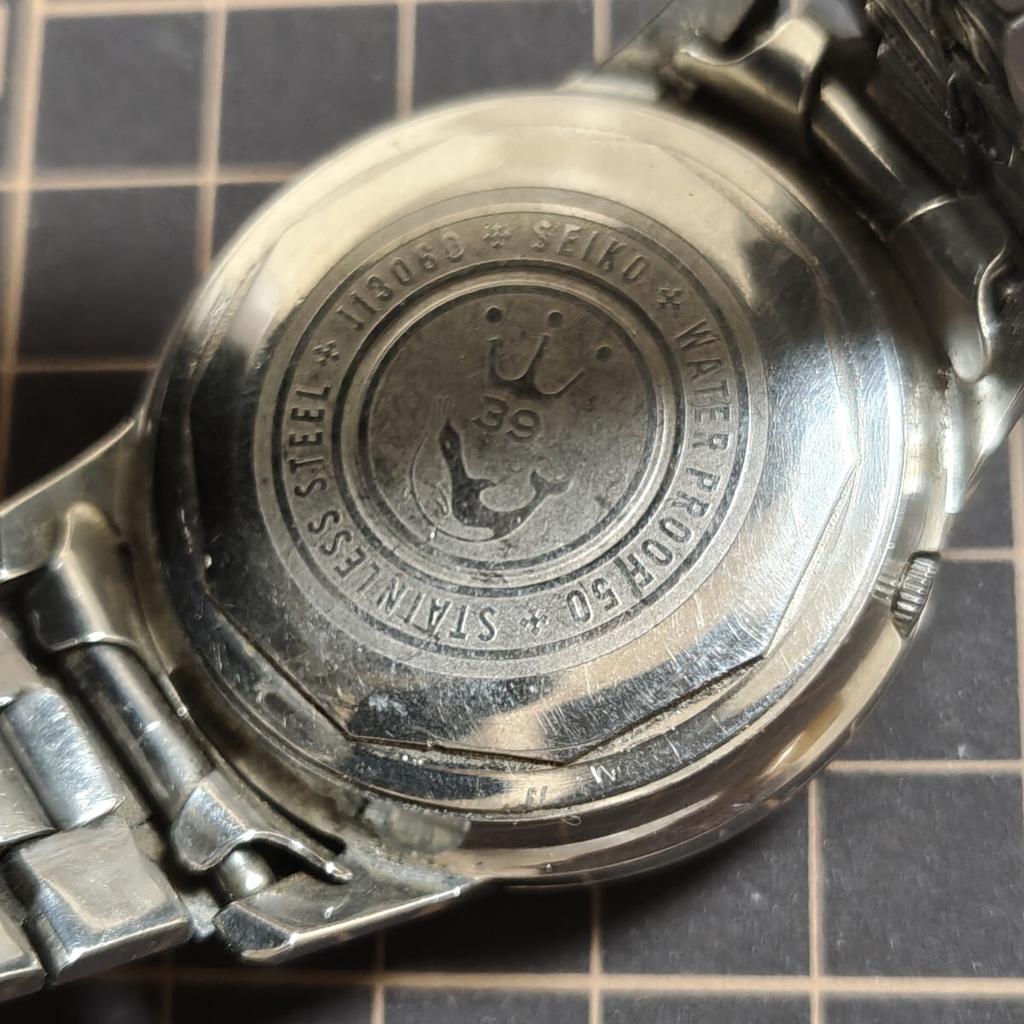 SEIKO Matic Automatic 39 Vintage Antique Watch Code [Working Condition] Self-Dater Watch, Jewels, Men's (Management K26)