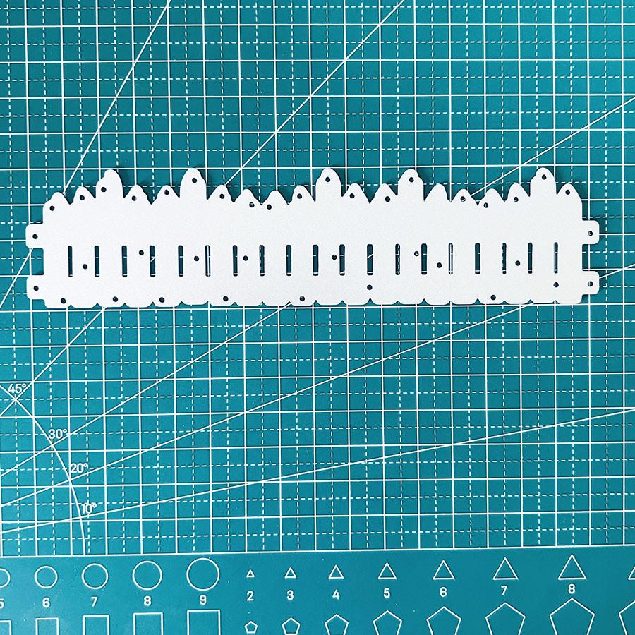 Fence Metal Cutting Dies DIY Scrapbooking Embossing Paper Photo Album Crafts Templates Mould Stencils