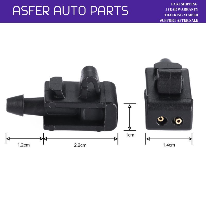 2pcs Car Windscreen Washer Nozzle For Renault Megane Mk2 Mk3 Fluence Scenic Mk2 Laguna Oem 8200082347