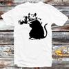 Banksy Rat Photographer T Shirt B1225