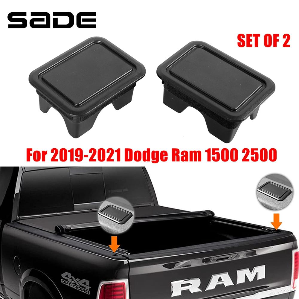 Lochabdeckungen für Bordwände für Dodge Ram 1500 2500 2019-2021 Hintere Ladeflächen-Bordwand-Lochabdeckungen (2er Set)