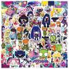 60PCS Panty Anarchy Stickers Panty Stocking With Garterbelt DIY Stickers Scrapbooking Phone Luggage Waterproof Decals