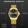 BANGWEI Ladies Watch Business Women's Watch Calendar Luminous Clock Quartz Stainless Steel Strap Fashion Watch for Women reloj