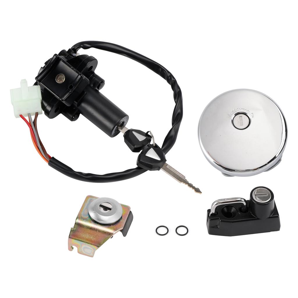 Ignition Switch Lock Set For Kawawaki W 800 EJ800 2019-2025 Gas Cap Helmet Lock