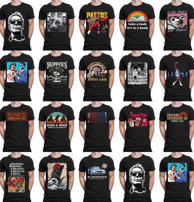 Retro Tee Top Unisex Mens T Shirts #A #P1 #PR
