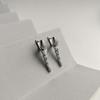Silver Earrings with Cubic Zirkonia (2176534)