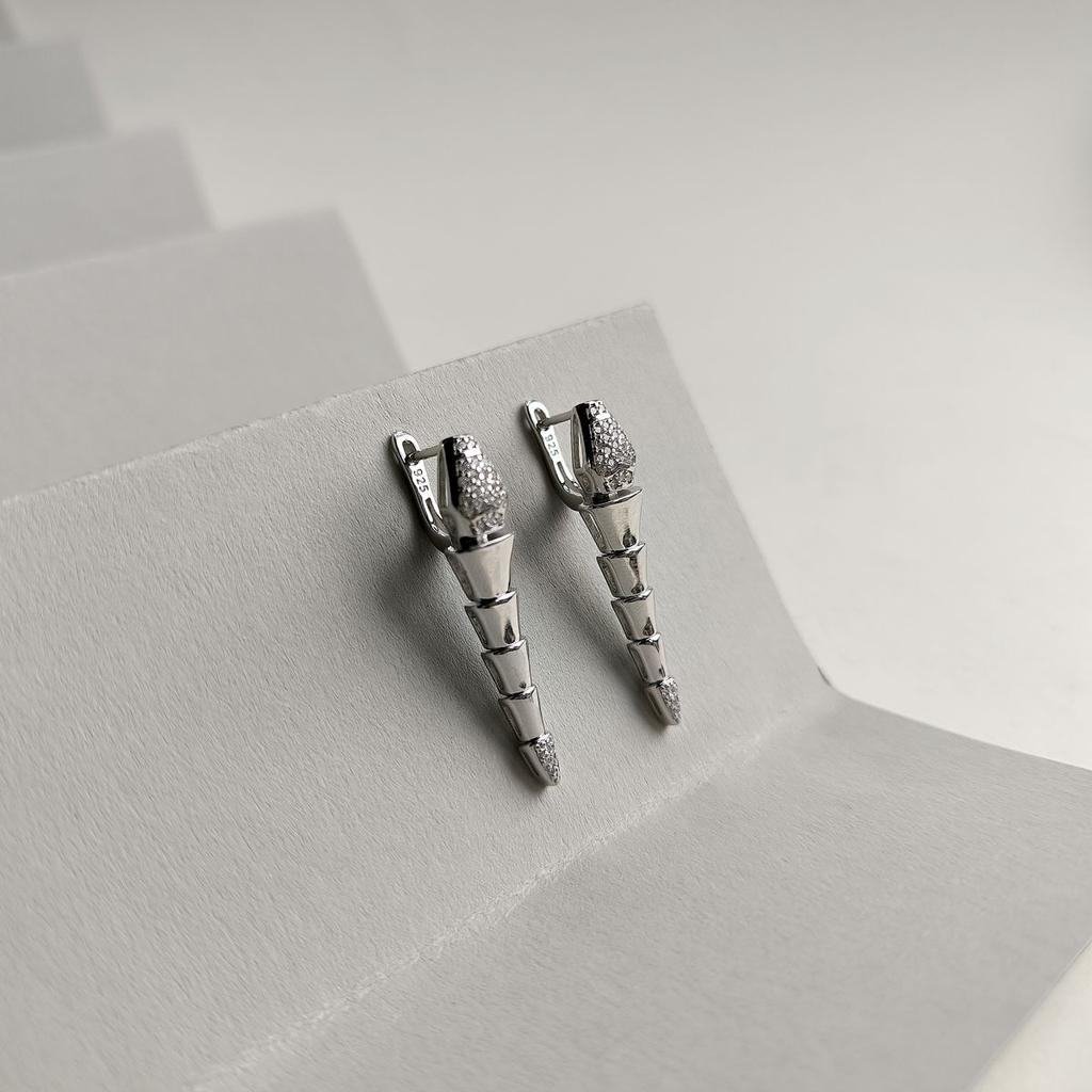Silver Earrings with Cubic Zirkonia (2176534)