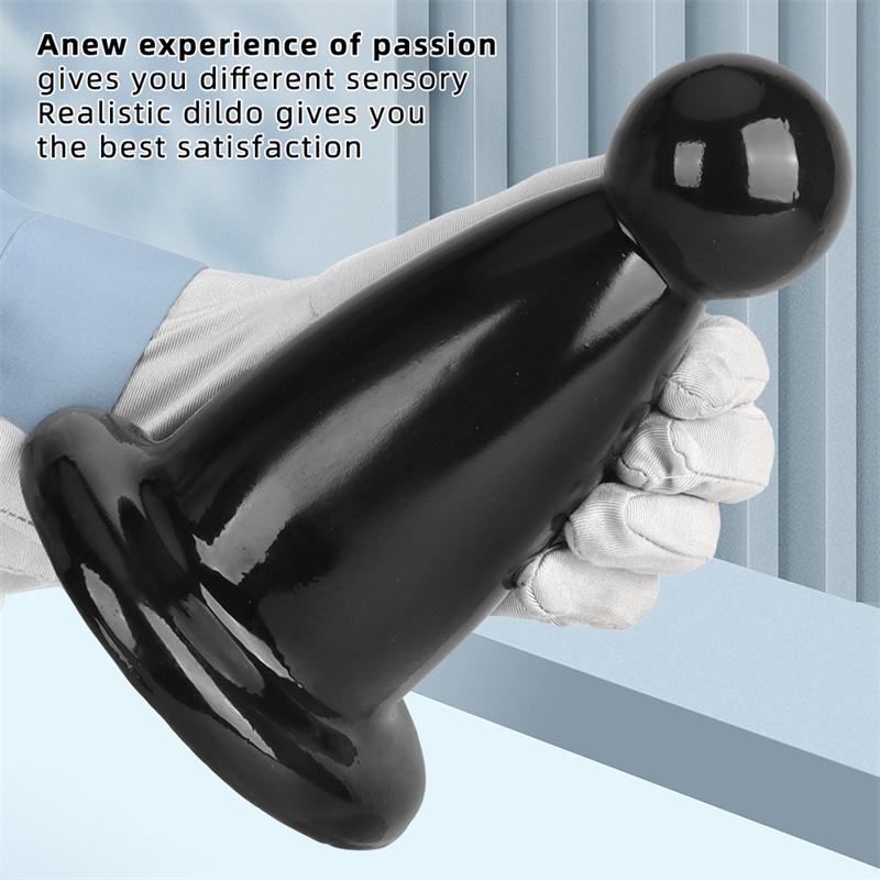 Czarne zatyczki analne 7cm Duże zatyczki analne Fisting Supplies Extra Large Extra Slack Anal Hand Jumbo