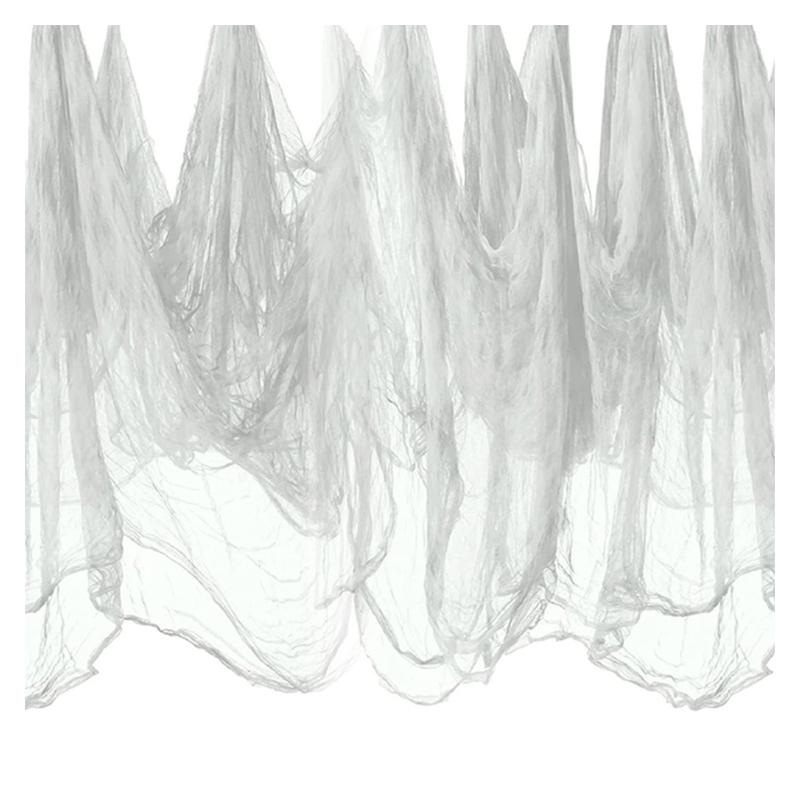 Halloween Decoration Coarse Gauze Fabric For Scary Party Home Office Classroom Horror Atmospheres Setups