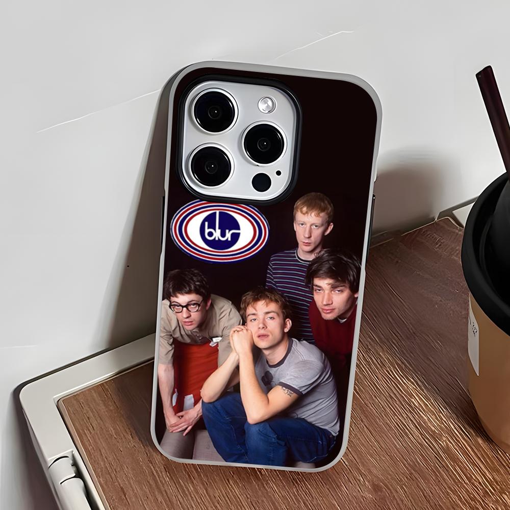 Band B-Blur Phone Case For IPhone 17 Air 16 E 15 14 Plus 13 12 11 Pro Max Jelly 2 In 1 Protective Case