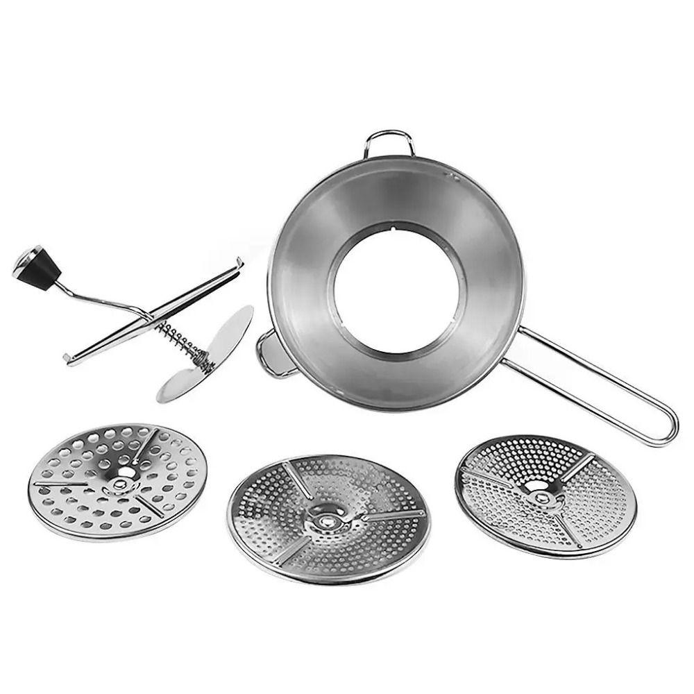 3 Grinding Discs Puree Grind Stainless Steel Manual Grinder Best Jam Machine  Baby Food