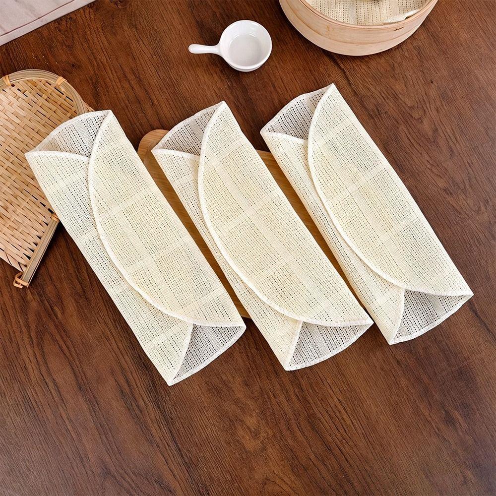 Breathable Steaming Liner Cotton Steamer Mat New Bun Steamer Cloth  Bun Steaming