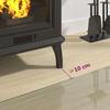 Fireplace Glass Plate Transparent 100 x 50 cm Glass