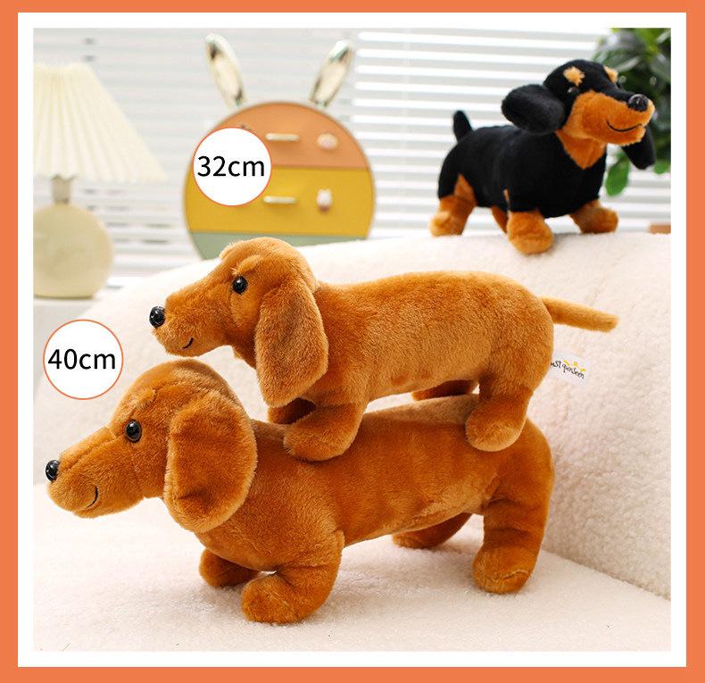 Adorable Realistic Salami Dog Plush Toy - Small Comfort Doll, Perfect Birthday Gift for Kids