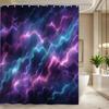 1pc Bathroom Shower Curtain, Futuristic Techno Party, Electronic Music Festival Shower Curtain, Includes 12 Hooks, 180x180cm B