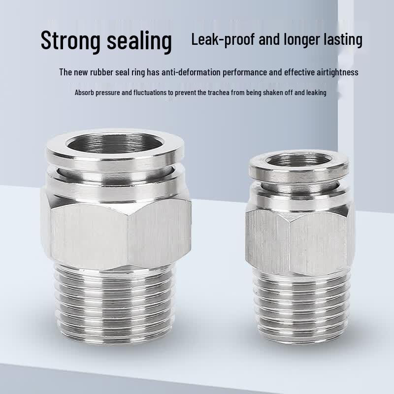 304 Stainless Steel Pneumatic Quick Connect Fitting