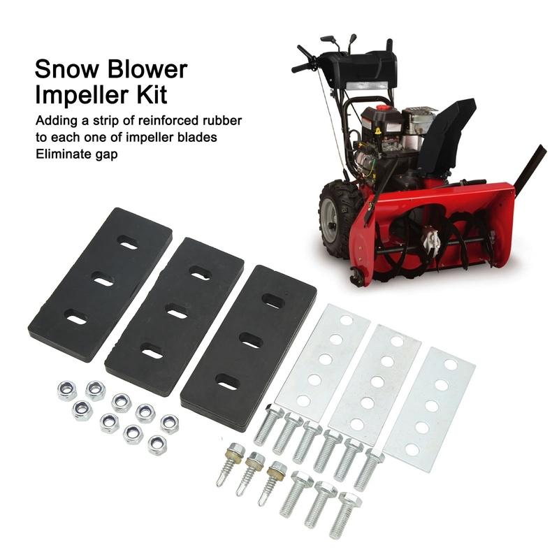 Snow Blower Impeller Kit Modification 3/8in HD 3 Blade  Modifies 2 Stage Machine Snow Blower Impeller Modification Kit