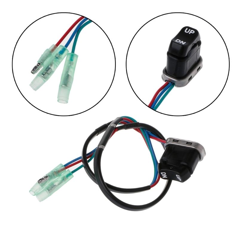 Wearproof Boat Trim Tilt Switch Assembly Kit for Yamaha 4 stroke Outboard Models Boat Trim Switch Replacement
