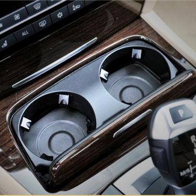 Dla BMW Serii 7 F01 F02 F04 2008-15 ABS Czarny Samochodowy Przedni Centralny Podłokietnik Uchwyt na Kubki Akcesoria Wnętrza(Część zamienna)