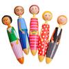 Creative Cartoon Doll Ballpoint Pen - Cute and Simple Design for Students