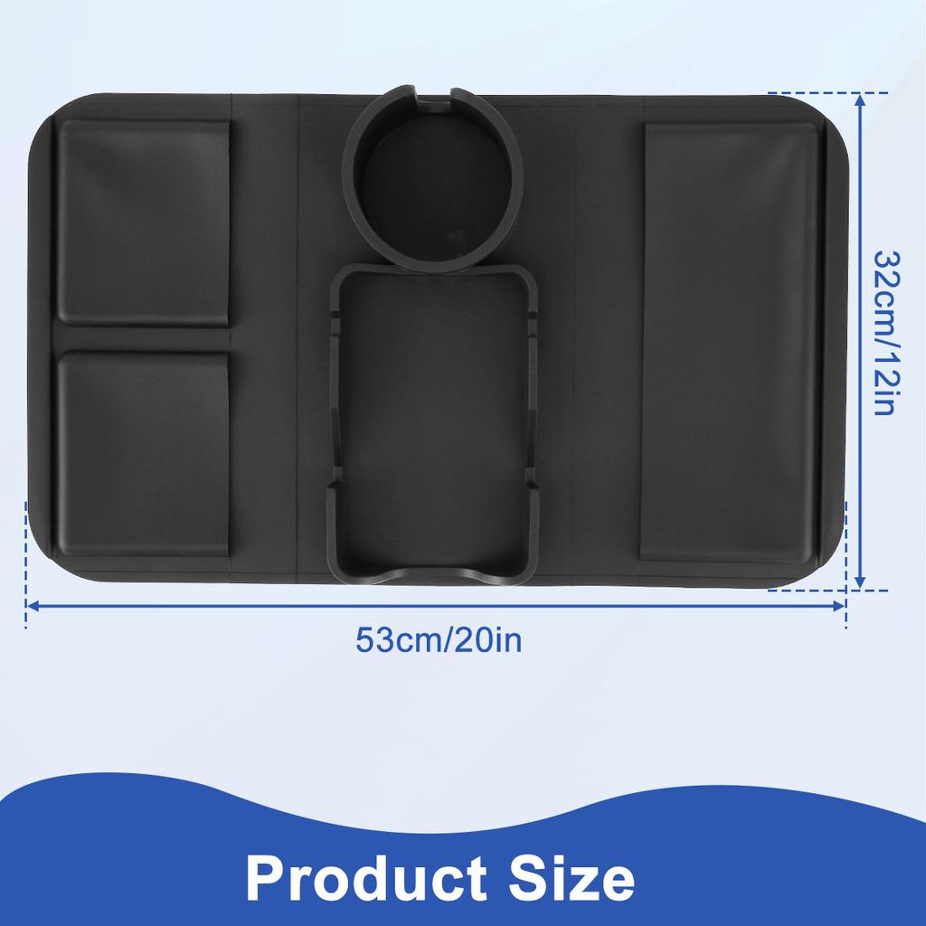 Silicone Couch Cup Holder With pockets Non-slip Arm Clip Table Sofa Armrest Storage Tray for Beverage Cups Phone Remote Control