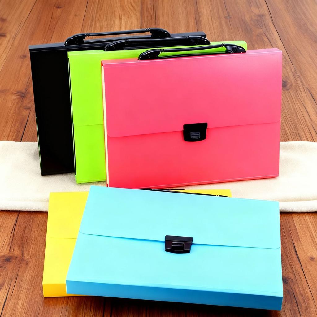 13 Pockets Expanding File Folder, A4 Accordion File Organizer, Custom Logo Office School Supplies