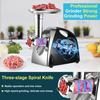 220V Electric Meat Grinder Sausage Stuffer Shredder Detachable Sausage Machine