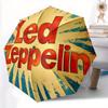 1pc Led Zeppelin Automatic Umbrella Durable Iron Frame & Plastic Handle, Gift for Men & Women, Sturdy Construction,Playful Design Y250826200
