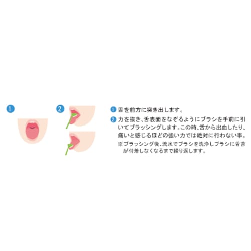 Tongue brush 2 pack Habinurse Clean Smile Tongue brushing Tongue cleaner Oral care Tongue coating removal Bad breath care Oral care Ultra-fine bristle