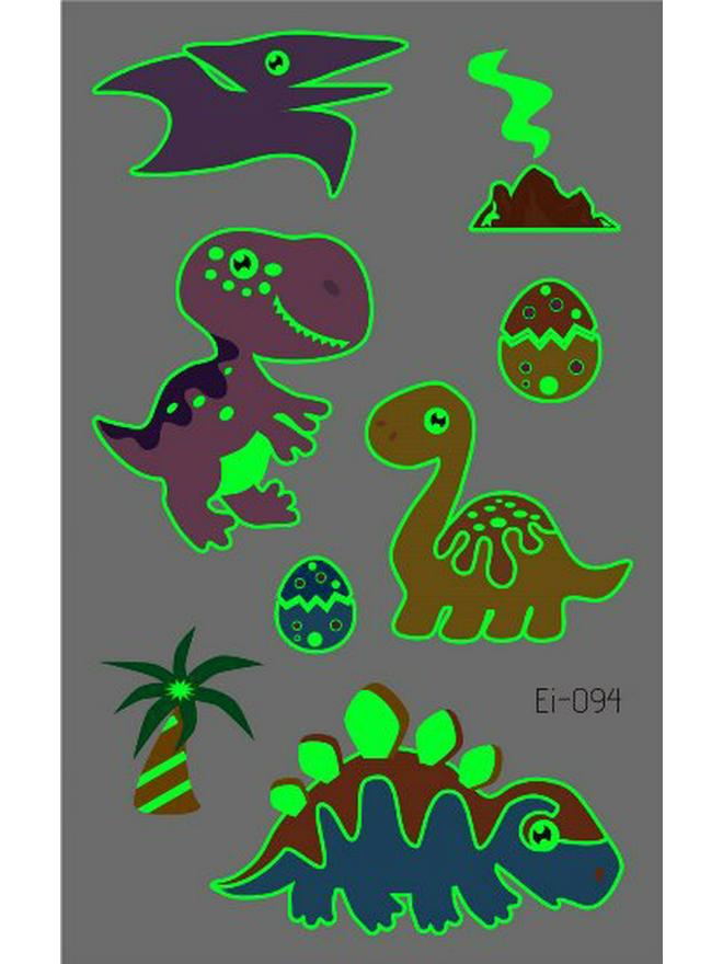 Tatuaże dla dzieci świecące w ciemności - Zabawa na imprezę i do kostiumu