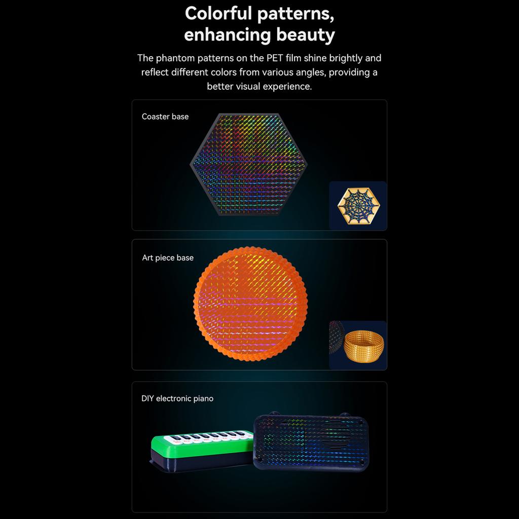 Creality Dual Sided Printing PET   Phantom   Platform Board for K1 Max Ender 3 V3 Plus 3D Printer Platform Glossy PET +