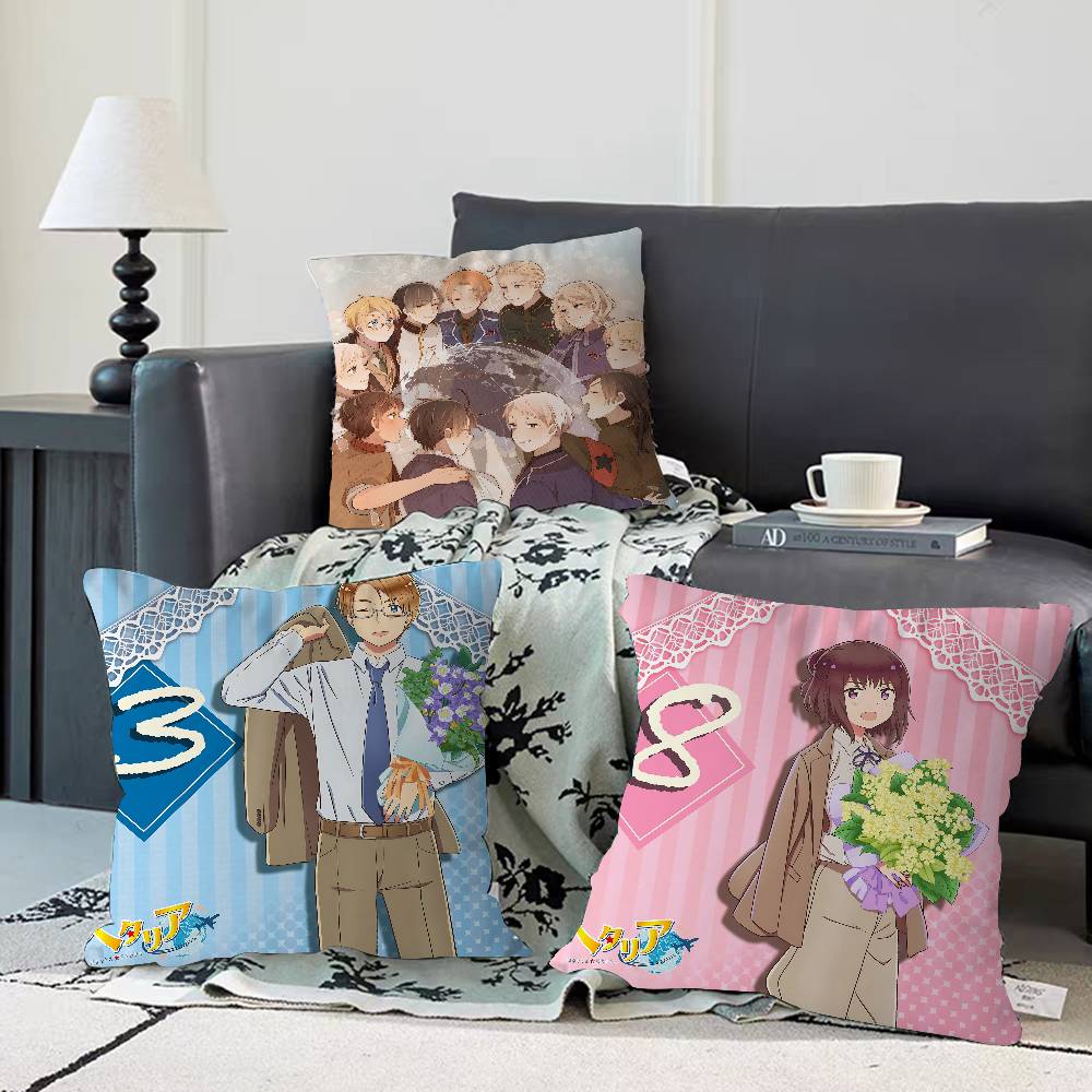 H-Hetalia World Stars Personalisierter Kissenbezug Kinderzimmer Wilde Party Deko Kissenbezug Kinder Geburtstag Dusche Geschenk