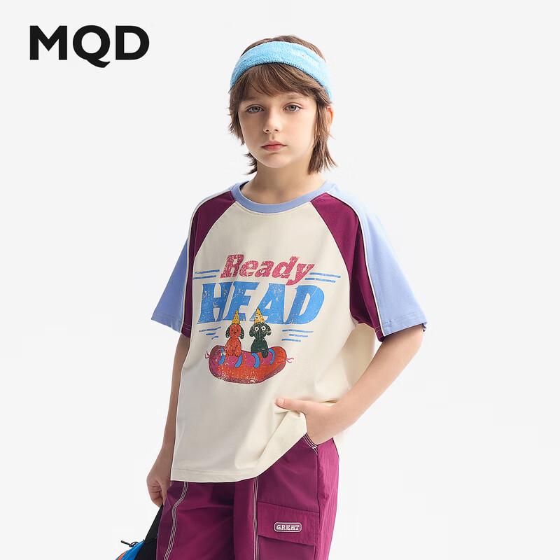 MQD Boys  Raglan Short-Sleeve T-Shirt 150cm