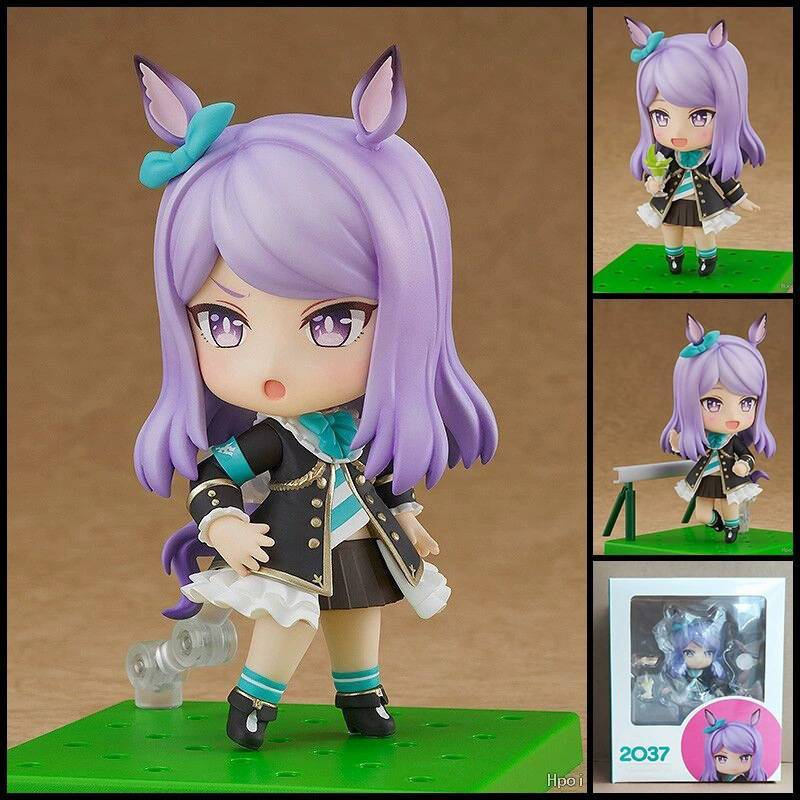 Uma Musume Pvc Figure Model Toy With Interchangeable Faces For Collectors And Fans