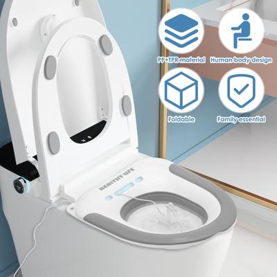 Electric Sitz Bath Tub Basin Bidet Foldable Bathroom Cleansing Steam Seat for Cleaning Soothes Hemorrhoids Postpartum Care