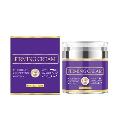 Straffende Halscreme, Feuchtigkeitscreme für das alternde Gesicht für Frauen mit Retinol, Kollagen und Hyaluronsäure, Straffende und liftende Halscreme