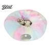 Durable Cat Tunnel Donut Toy Balls Washable with Hanging Plush Bed Indoor Kittens Small Large