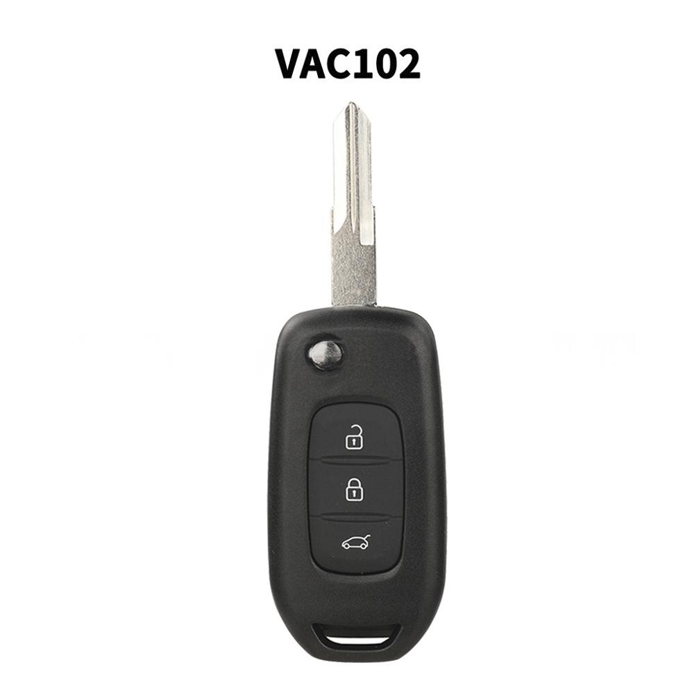 1Pc 3-Button For Renault Remote Folding Key Case,Key Case Replacement Shell,For Renault Sandero Dacia Logan Lodgy Dokker Duster