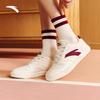 Anta Fashionable Versatile Lightweight Breathable Height-Increasing Low-Top Sneakers Women sneakers White Red 922538042-6