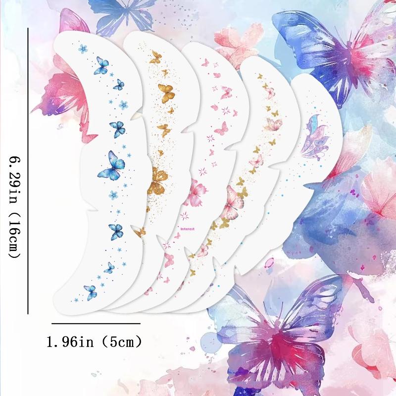 

Butterfly Freckles Makeup Patches for Women, Fake Freckles, Temporary Tattoo Stickers, Face Wig, Party Makeup, 12 Sheets