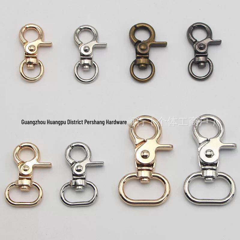 Застежка-карабин из цинкового сплава Пряжка для собаки: Фурнитура для сумки Silver: 9mm