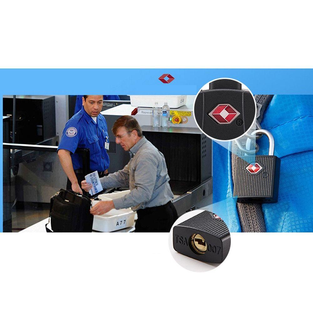 High Quality TSA Customs Lock Anti-Theft with 2 Keys Luggage Lock Cabinet Lock for Travel