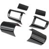 Korlot Koolstofvezel Stijl Stuurwiel Trim Accessoires voor 2008-2010 Dodge Challenger/2006-2010 Charger/2005-2008 Magnum