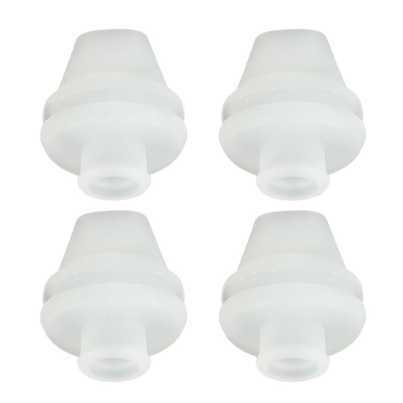 4pcs Silicones Spouts Mouthpieces Heat Resistant Water Bottles Mouthpieces Part Travel Water Bottles Accessory